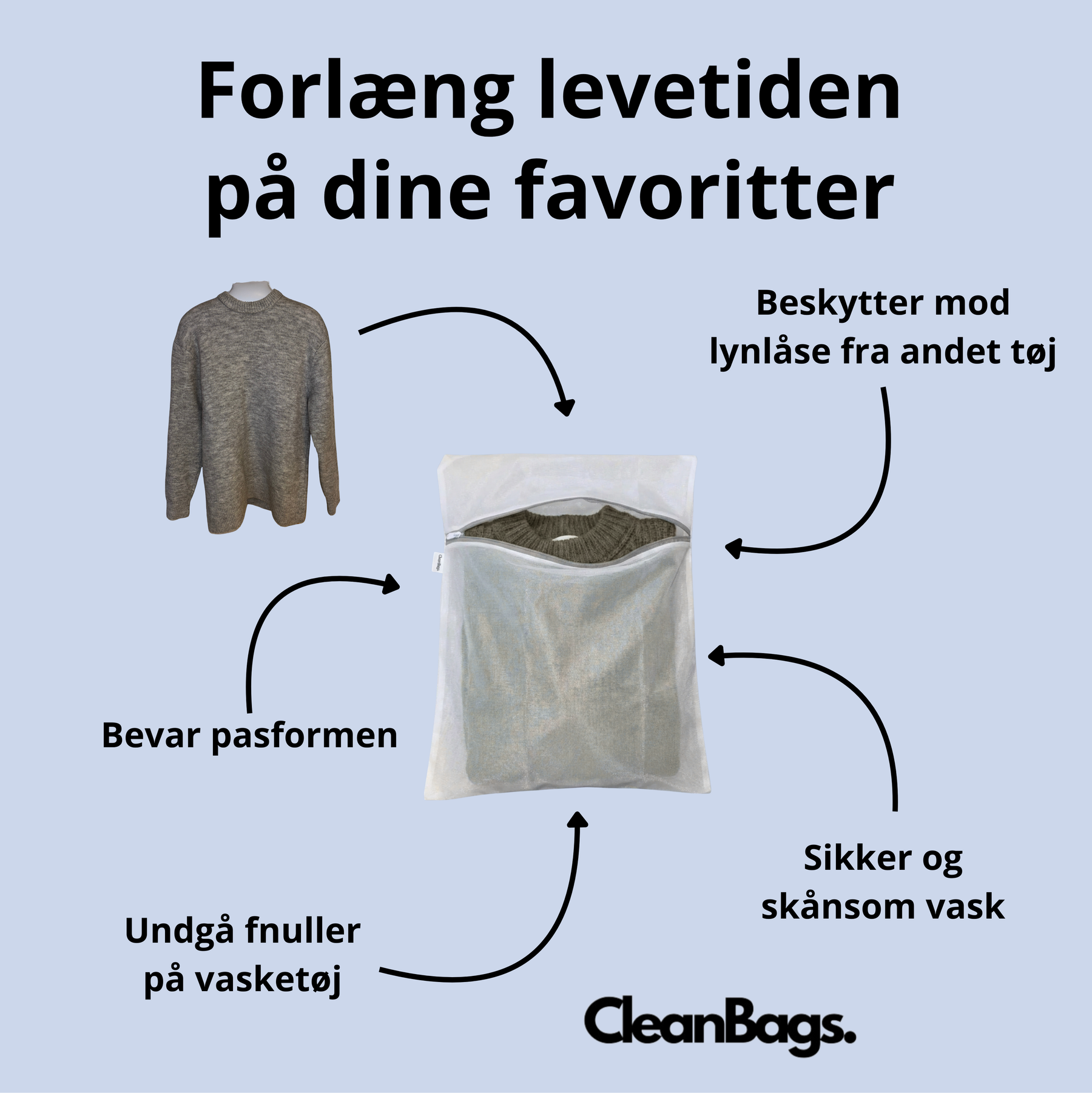 CleanBags - Truien & Gebreide kleding